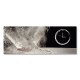 24mama掛畫 單聯式 糕點 比薩 廚師 烹飪 食物 瑪格麗塔 生麵糰 靜思語 無框畫 時鐘掛畫 80x30cm-麵粉雲