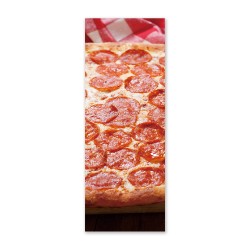 24mama掛畫 單聯式 食物 義大利 醬料 肉 蔬菜 奶酪 烘烤 無框畫 30x80cm-披薩04