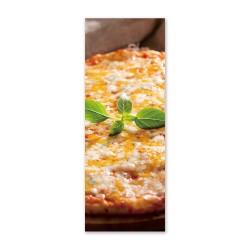 24mama掛畫 單聯式 食物 義大利 醬料 肉 蔬菜 奶酪 烘烤 無框畫 30x80cm-披薩05