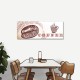 24mama掛畫 單聯式復古 藝術 插圖 設計 餐廳 裝飾 無框畫 80x30cm-藝術咖啡