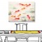 24mama掛畫 單聯式 金魚 水墨 無框畫 40x30cm-金魚畫
