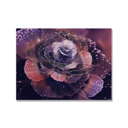 24mama掛畫 單聯式 花卉 藝術 美麗 豐富多彩 光明 無框畫 40x30cm-閃亮玫瑰