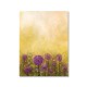 24mama掛畫 單聯式 日落 花卉 插圖 繪畫藝術 春天 夏天 無框畫 時鐘掛畫 30x40cm-紫洋蔥花園