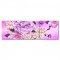 三聯式 方型 花卉 粉色 牡丹花 長輩禮 客廳 辦公室 喜氣 掛畫-嬌滴滴-30x30cm
