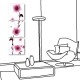 三聯式 方型 無框畫 掛鐘 客廳 民宿 餐廳 飯店 花卉-幸福蔓延30x30cm
