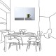 二聯式 直幅 清新 浪漫 無框畫 掛鐘 壁鐘 客廳 民宿 餐廳 飯店-一個人的愜意30x40cm