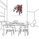 二聯式 直幅 水果 紅色 烘培 掛畫 壁鐘 咖啡廳 書房 家居裝飾 輕改造-酸甜滋味20x50cm