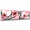 三聯式 方型 花卉 粉色 百合花 家飾品 無框畫 掛畫 -粉色的香氣-30x30cm